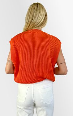 If you are lovin’ Tennessee -this one’s for you! The ribbed sweater vest has a banded neck, sleeves and bottom for a great fit with a contrasting chenille yarn Tenn script on the chest. This sweater is a must have to show just how much you love Tennessee! Color-Orange with White Script (Also Available in Off -White with Orange Script ) 100% Viscose Fall Ribbed Vest For Layering, Ribbed Vest For Fall, Textured Knit Crew Neck Vest For Fall, Trendy Textured Knit Crew Neck Sweater Vest, Knit Sweater Vest With Ribbed Neckline For Spring, Trendy Textured Knit Sweater Vest For Layering, Ribbed Crew Neck Vest For Layering, Trendy Ribbed Sweater Vest For Fall, Chic Ribbed Crew Neck Sweater Vest