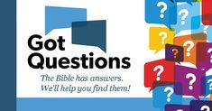 an advertisement for the bible has questions on it