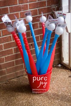 there are some toothbrushes in a cup outside the door to someone's house