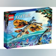 the lego avatar set is in its box