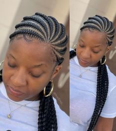 Cornrow Braid Styles, Black Braided Hairstyles, Cornrows Braids For Black Women, Braided Hairstyles For Black Women Cornrows, Feed In Braids Hairstyles, Goddess Braids Hairstyles, African Hair Braiding Styles, Braids Hairstyles Pictures, Braided Cornrow Hairstyles