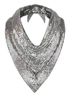 Reflective Metal, Mesh Scarf, Cowboy Chic, Modern Cowboy, Women's Headwear, Chain Mail, Metal Mesh, Snap Back, Elegant Accessories