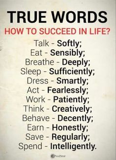 a poster with the words how to be successful in life? on it's side