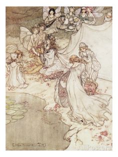 an image of a fairy scene with many people