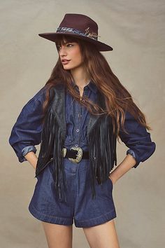 Luxe suede belt featuring a western inspired metal belt buckle featuring ornate detailing. | Rock Western Belt by Free People in Black, Size: M/L Western Buckle Belt Outfit, Western Metal Belt Outfit, Western Black Belt For Festivals, Western Grunge Aesthetic, Western Belts Outfit, Chain Belt Western, Women’s Western Belt, Western Grunge Style, College Outfits Party