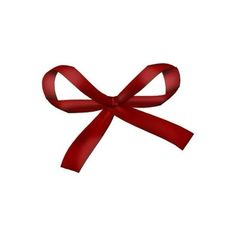 a red ribbon on a white background