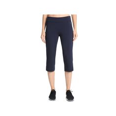 On-the-go style. These women's Danskin high-waisted yoga capris give your casual look a sporty touch.PRODUCT FEATURES Smooth, stretchy matte cotton blend moves with you Reinforced wicking on the gusset FIT & SIZING 21-in. approximate inseam High rise sits on the natural waist Wide elastic waistband for flattering look FABRIC & CARE Cotton, polyester, spandex Machine wash Imported Size: X Large. Color: Navy. Gender: female. Age Group: adult. Yoga Capris, Midnight Navy, Medium Blue, Bottoms Pants, Casual Look, Black And Navy, Fabric Care, Polyester Spandex, Gender Female