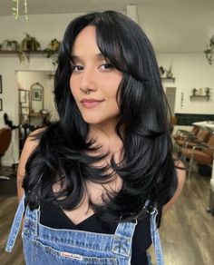 Haircuts For Medium Hair, Haircuts Straight Hair, Long Black Hair, Long Layered Hair