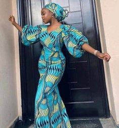 Afro Clothes, Nigerian Outfits, Ankara Dress Designs, Ankara Long Gown Styles, African Dresses Modern, Ankara Gown Styles, African Wedding Dress, Baby Dedication, African Fashion Traditional