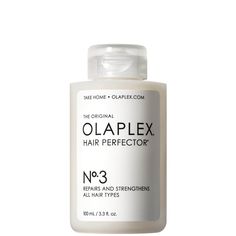 The N.3 Hair Perfector, Infused With Patented Olaplex Bond Building Technology, Is A Pre-Shampoo Treatment That Is Proven To Repair And Strengthen Hair From The Inside Out. Use The N.3 Hair Perfector Alone Or Paired With Olaplex N.0 For Maximum At-Home Repair. 100ml/3.3 Fl Oz New And Unused Olaplex No 3, Grande Cosmetics, Damaged Hair Repair, Hair Strengthening, Clean Skincare, Moroccan Oil, Strong Hair, Heat Styling Products, Damaged Hair