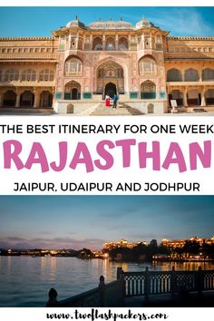 The best places to visit in Rajasthan in one week Rajasthan Itinerary, Rajasthan Travel, Holiday Travel Destinations, Insta Inspiration, Couple Travel, Travel Destinations Asia, Travel Asia, Asia Travel Guide