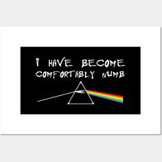 the dark side of the moon with text that says i have become comfortably number