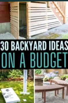 backyard ideas on a budget that are easy and cheap