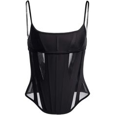 Mugler X H&M Nwt Size Xs Mugler Black, Black Corset Top, Mesh Corset, Cutout Bodysuit, Black Corset, H&m Women, Women Corset, Corset Top, Stylish Dresses