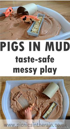 pigs in mud play dough recipe for kids