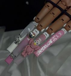 Kaws Acrylic Nails, Acrylic Nail Shapes, My Colors, Grunge Nails