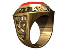 Description US Army Championship Style Type I rings for men handcrafted to order and built to last a lifetime. Choose from a large selection of US Army side panels. Add your name, rank, and years of service. Select from 3 different stone options. Custom panels available. Designed and manufactured in the US. Features Military Branch - US Army Ring Style - Championship Type I Metals - Silver of Gold Stones - Garnet, Emerald or Black Onyx Manufacturer - Sports Jewelry Store Available in Sizes 8 - 1 Army Rings, Military Branches, Sports Jewelry, Us Marine Corps, Us Marine, Mens Ring, Ring Style, Marine Corps, Side Panels