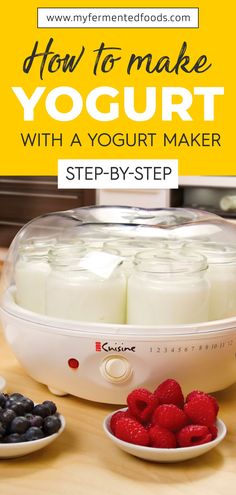 how to make yogurt with a yogurt maker