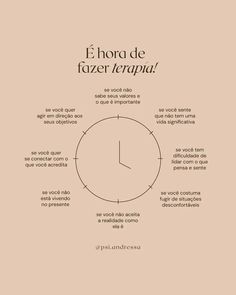 a clock is shown with the words in spanish