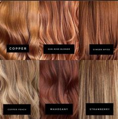 Copper Blonde Hair, Cheveux Oranges, Strawberry Blonde Hair, Hair Stylies