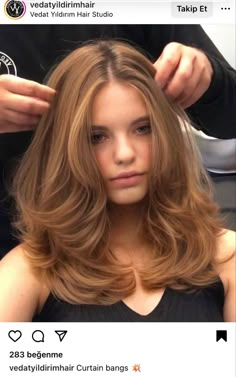 Haircuts For Medium Hair 90s, Mid Length Hair Bouncy Layers, 90s Layed Haircut, 2023 Hair Medium Length, Straight Hair With Ends Flipped In, Natural Light Copper Hair, Hollywood Brunette Hair Color, 90s Blowout Auburn Hair, Feminine Medium Hair