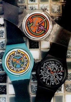 80s Watch, Salvation Army Finds, Outrageous Fashion, Keith Haring Art, Haring Art, Dumpster Diving, What Time Is It