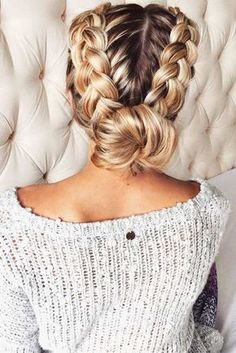 Hair Dos, Gorgeous Hair, Pretty Hairstyles, Hair Hacks, Hair Looks, Hair Tutorial, Easy Hairstyles