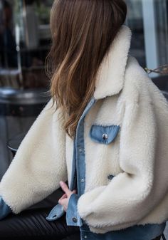 Teddy Bear Coat, Womens Faux Fur Coat, Fuzzy Coat, Fashion Buyer, Chic Leather, Faux Fur Coat, Shearling Jacket, New Tops, Leather Coat