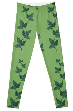 Super stretchy and durable polyester full-length leggings. Vibrant high-quality sublimation print across the front and back. Size range XXS-XL. Pattern made with real poison ivy leaves, leaves of three let them be. Fun pattern to use on a variety of products as a way to cosplay, or educate yourselves or others about the dangers of this itch causing plant. Poison Ivy Leaves, Ivy Cosplay, Poison Ivy Cosplay, Ivy Leaves, Green Ivy, Let Them Be, Ivy Leaf, Poison Ivy, Cool Patterns