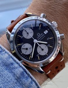 Classy Watch, Chrono Watches, Omega Watches, Amazing Watches, Vintage Omega, Wrist Wear, Seiko Watches, Stylish Watches, Fine Watches