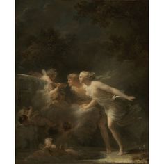 The Fountain Of Love Poster Print Image 1 Rococo Art, Rennaissance Art, Getty Museum, Art Organization, The Fountain, Arte Inspo, Old Paintings, Romantic Art, Classical Art