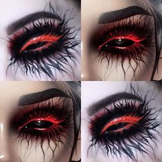 Goth Eye Makeup, Horror Makeup, Unique Makeup, Gothic Makeup