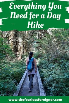 Hiker with a day pack walking in a temperate rainforest on a boardwalk Museums In New York, Hiking List, New York City Museums, Hiking Checklist, Best Hiking Gear, Band Trip, Hiking Day Pack, Museums In Nyc, Staten Island Ferry