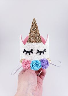 "Are you celebrating a UNICORN themed birthday? Then this mini crown is for you! Adorable kids need adorable party accessories, especially for celebrating birthdays! \"sweetcakes and sassypants\" is your one-stop shop for all of your birthday crown needs! Sure to dress up any picture or just to wear for adorable fun, your little one will love wearing these beautiful, hand-crafted party crown accessories. Each purchase also comes with a free matching gift as my way of saying THANK YOU! This listi Unicorn Cake Decorations, Unicorn Crown, Crown Accessories, Unicorn Birthday Outfit, Easter Headbands, Mini Crown, Glitter Crown, Unicorn Cake Topper, Watermelon Birthday