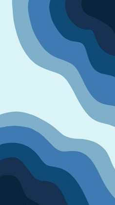 an abstract blue and white background with wavy shapes