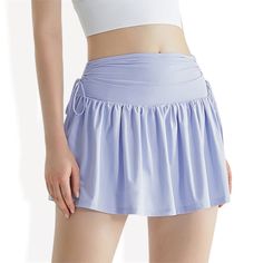 This Anna-Kaci Women's High Waist Flared Active Skirt combines style and function for a flattering and comfortable fit. Featuring adjustable drawstring sides for customizable length and a secure, stretchy waistband, this skirt offers versatility for various activities. The lightweight, breathable fabric ensures ease of movement and all-day comfort. Perfect for tennis, running, or casual outings, this skirt keeps you looking chic and feeling confident, no matter the occasion. Sports Skirt, Bottom Workout, Athletic Skort, Athletic Skirt, Feeling Confident, Dance Skirt, Sports Skirts, Sporty Outfits, Tennis Skirt