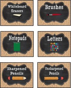 four different types of chalkboard erasers