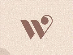 the letter w is made up of two letters and has a circle on top of it