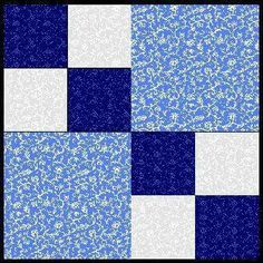 an abstract blue and white background with squares