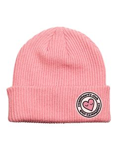 Strawberry Soda, Ribbed Hat, Apres Ski Party, Hijab Style Casual, Cotton Beanie, Embroidered Hats, Cute Hats