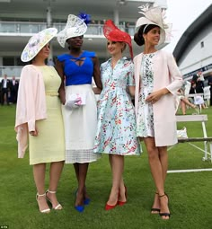 The Investec Epsom Derby Festival Ladies’ Day Royal Ascot Ladies Day Epsom Derby Furlong Fashion Fashion At The Races Racing Style Race Day Outfits Australia, Day At The Races Outfit, High Tea Outfit, Royal Ascot Fashion