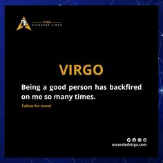 a black and white photo with the words virgo on it, in gold lettering