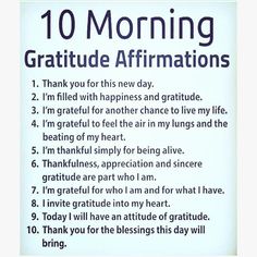 10 morning gratitude affirmations 5am Club, Yoga Kundalini, Free Your Mind, A Course In Miracles