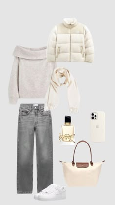 New York Outfits, Mode Inspo, Grey Jeans