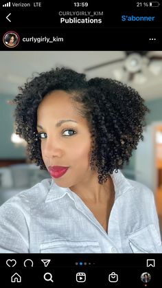 Short Natural Curly Hair, Natural African American Hairstyles, Growth Oil