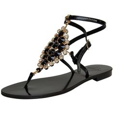 Emanuela Caruso FLAT JEWELED SANDAL (1 310 PLN) ❤ liked on Polyvore featuring shoes, sandals, flats, black, flats - embellished, jewel sandals, flat pump shoes, flats sandals, black flat sandals and black jeweled sandals Jewel Sandals, Jeweled Flats, Black Sandals Flat, Embellished Flats, Black Flats Shoes, Jeweled Sandals, Black Jewel, Sandals Flats, Sandals Flat