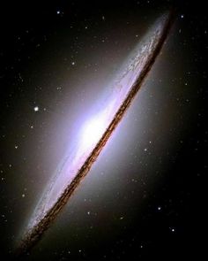 the andromidus spiral galaxy is seen in this image