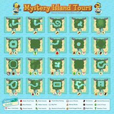 the map for mystery island tours