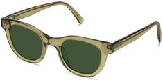 Gideon Sunglasses in Green Tea Crystal | Warby Parker Warby Parker, Prescription Lenses, Green Tea, Blue Brown, Green And Grey, Sunglasses, Tea, Square, Crystals