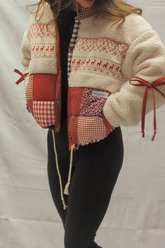 Red Sherpa Block Puffer (Winter edition) — A/A Mantel Outfit, Ropa Upcycling, Stile Blair Waldorf, Adrette Outfits, Ootd Instagram, Fest Outfits, Coat Winter, Thanksgiving Outfit, Look At You